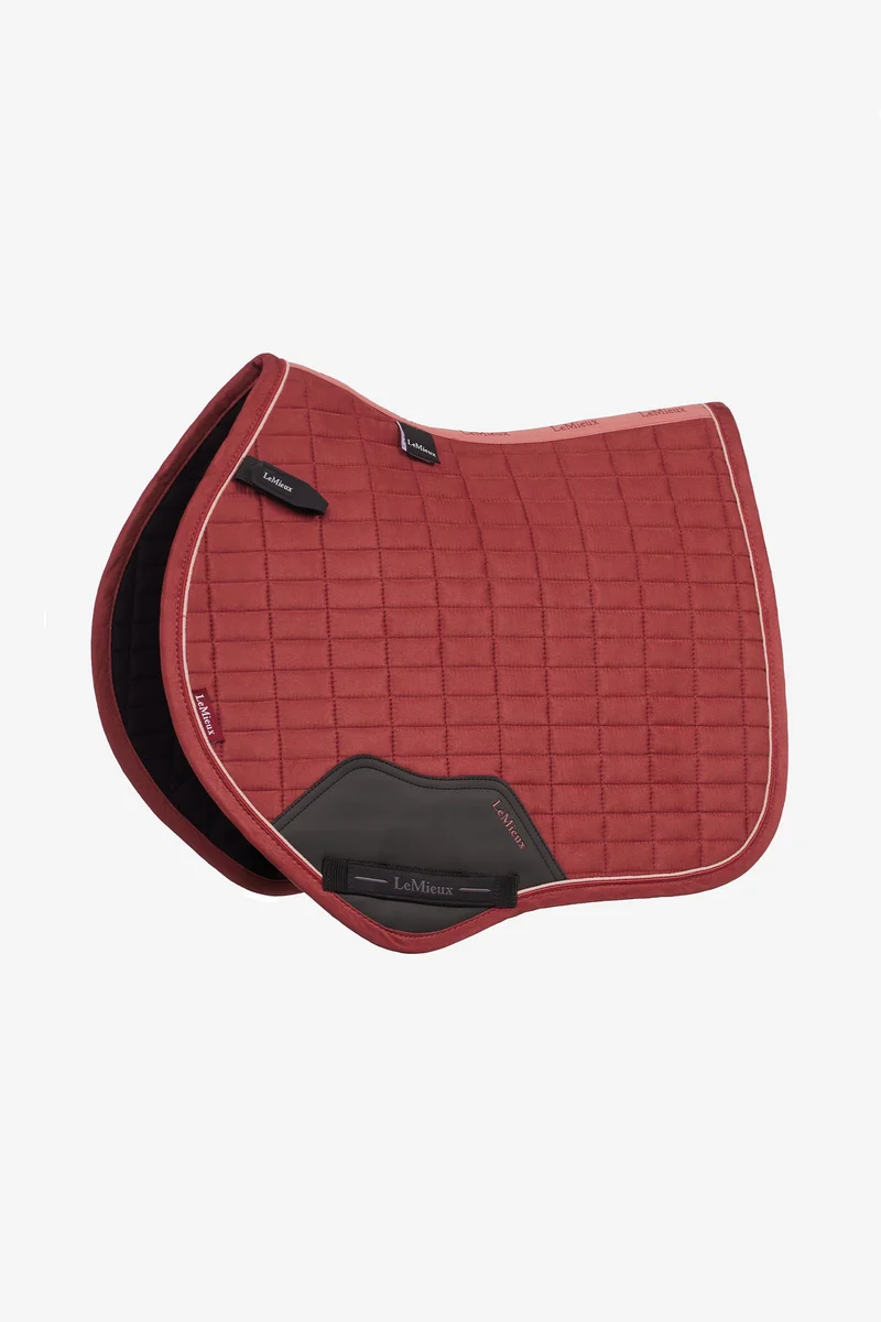 Tapis de selle obstacle Suede Close Contact Russet XS