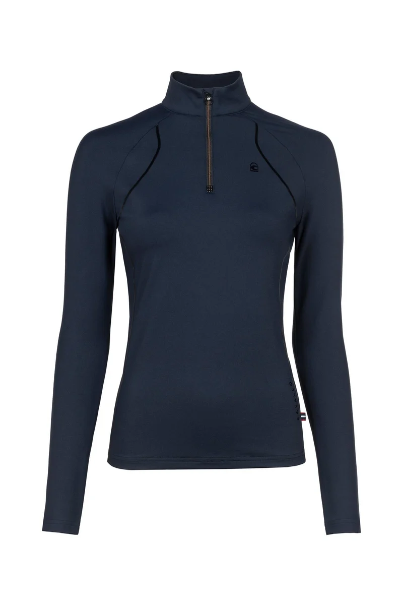 CAVALDIVYA Haut femme Half Zip Darkblue 32