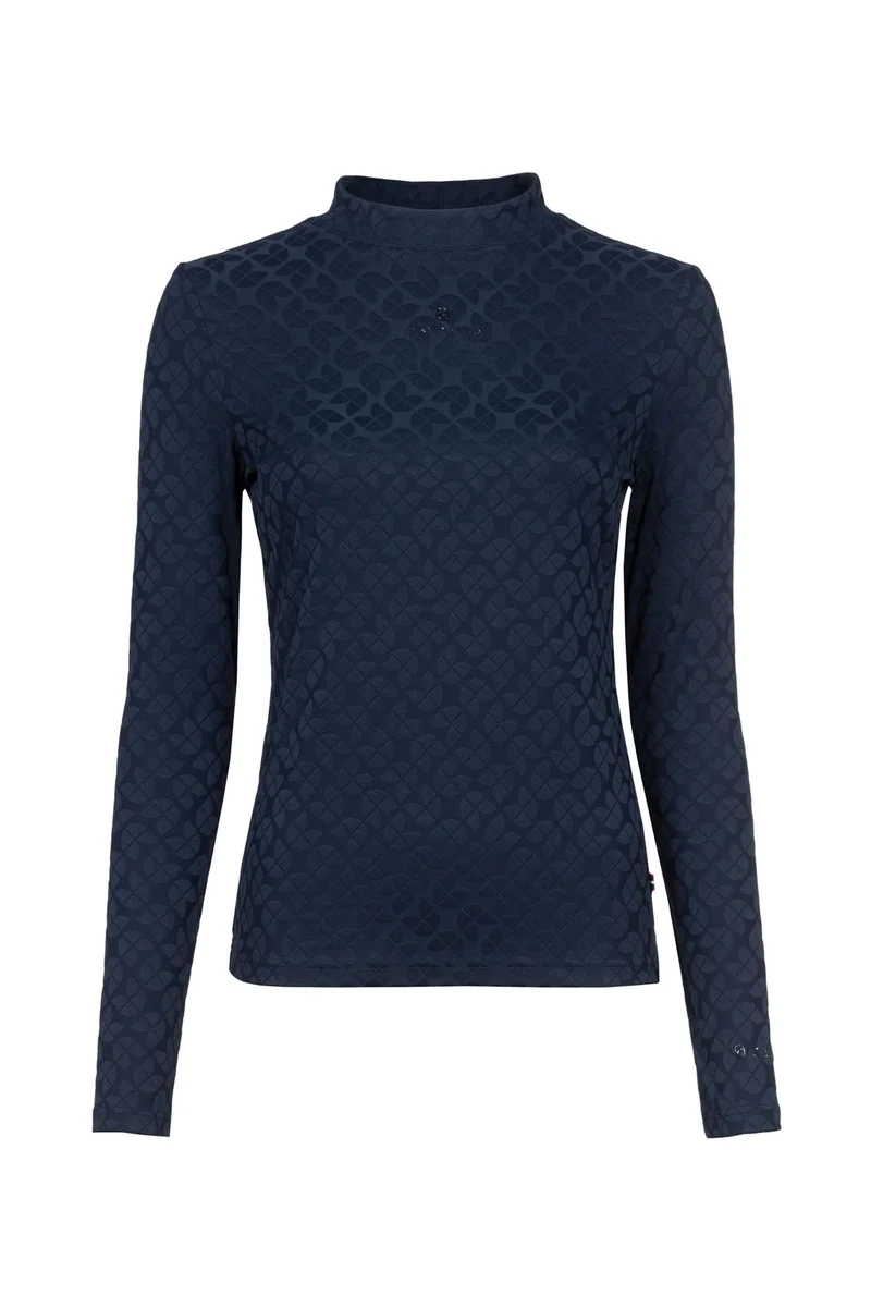 CAVALDELMA Haut femme à col montant Darkblue 34