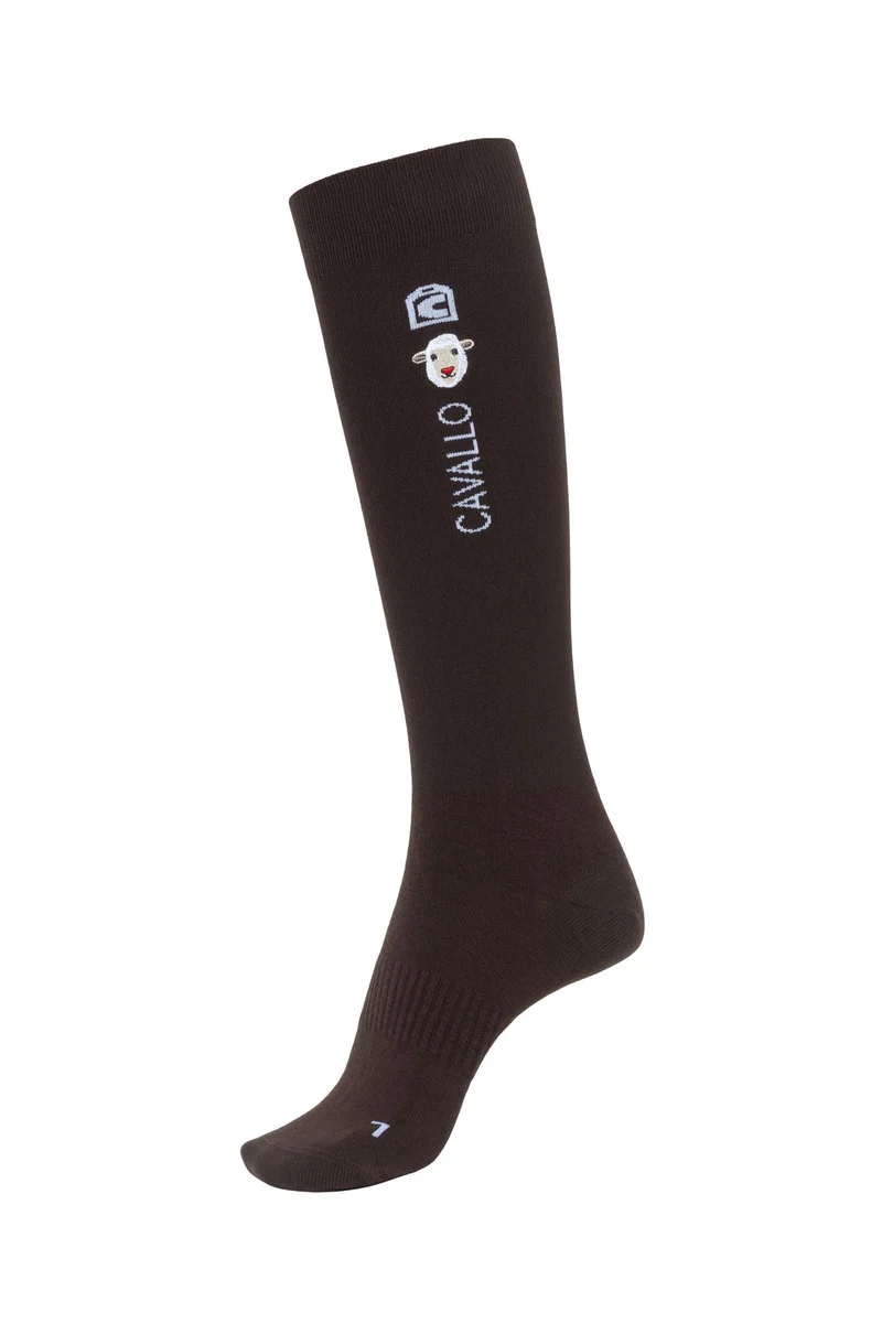 CAVALSCOTTIE Chaussettes Café Noir 35-38