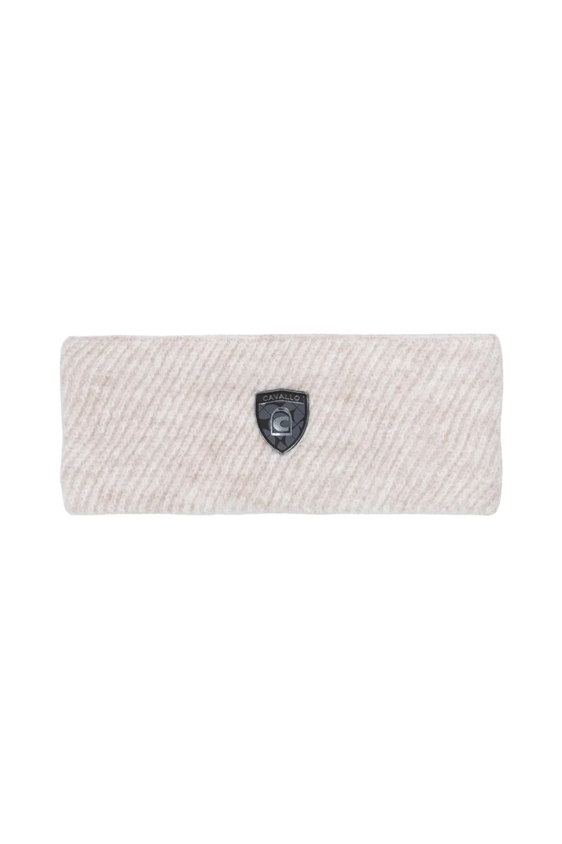 CAVALDULCY Bandeau tricoté Sand Melange Taille unique