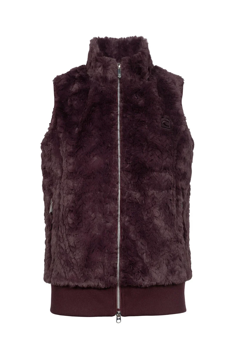 CAVALDIYA Gilet femme en polaire mink Dusty Plum 32