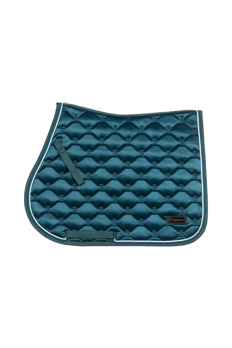 CAVALHANAYA Tapis de selle de saut d'obstacles Dark Peacock F