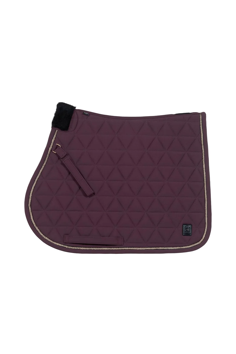 CAVALROMY Tapis de selle de saut d'obstacles Dusty Plum F