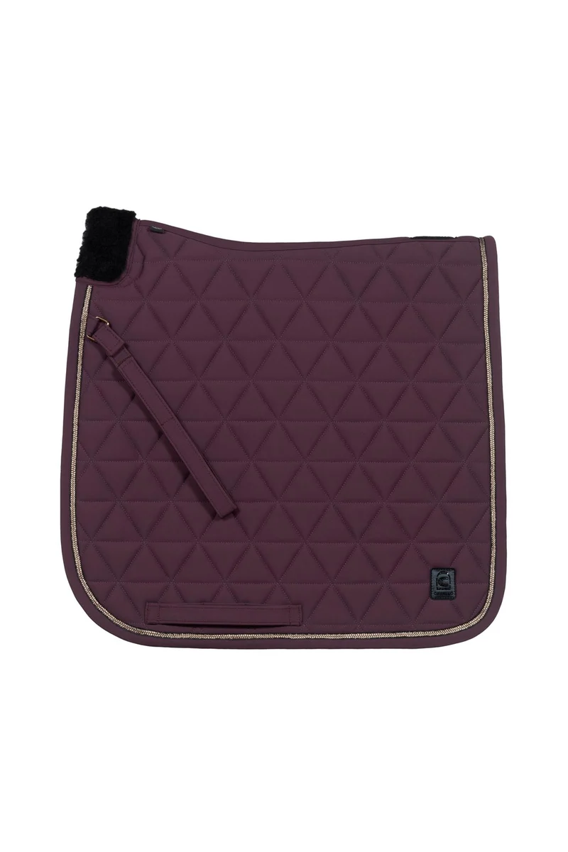 CAVALROMY Tapis de selle de dressage Dusty Plum F