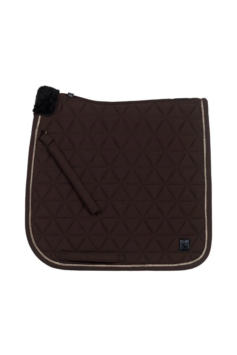 CAVALROMY Tapis de selle de dressage Café Noir F