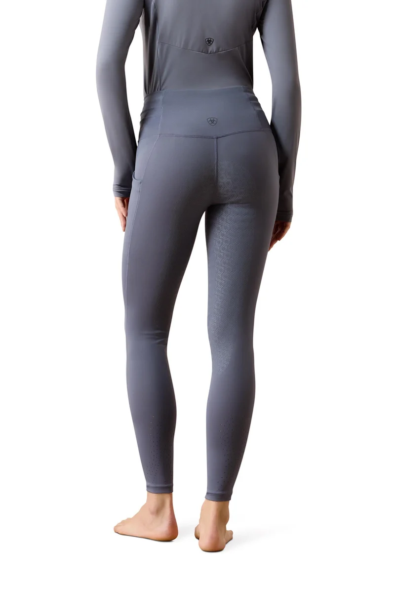 Eos 2.0 Leggings d’équitation femme avec grip intégral Grisaille S