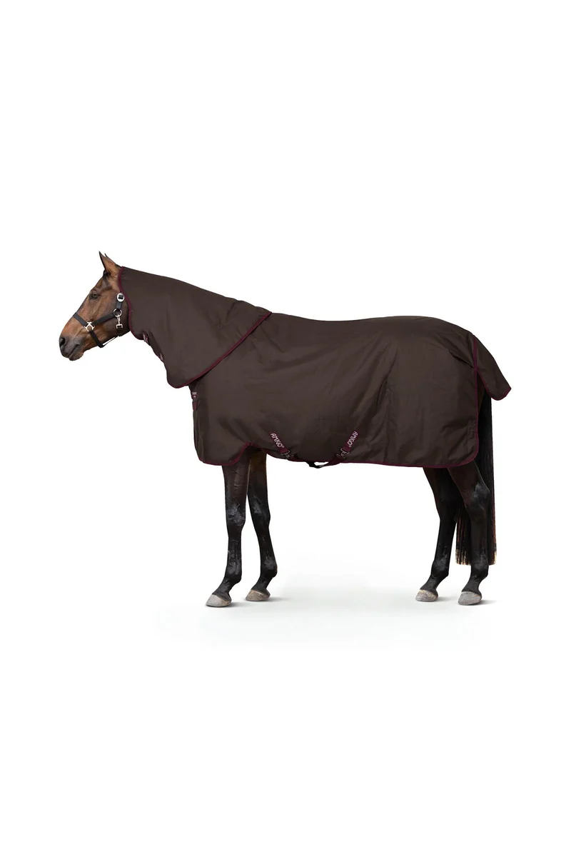 Amigo Ripstop 900D Plus couverture d’extérieur, 150 g Dark Brown/Burgundy & White 145