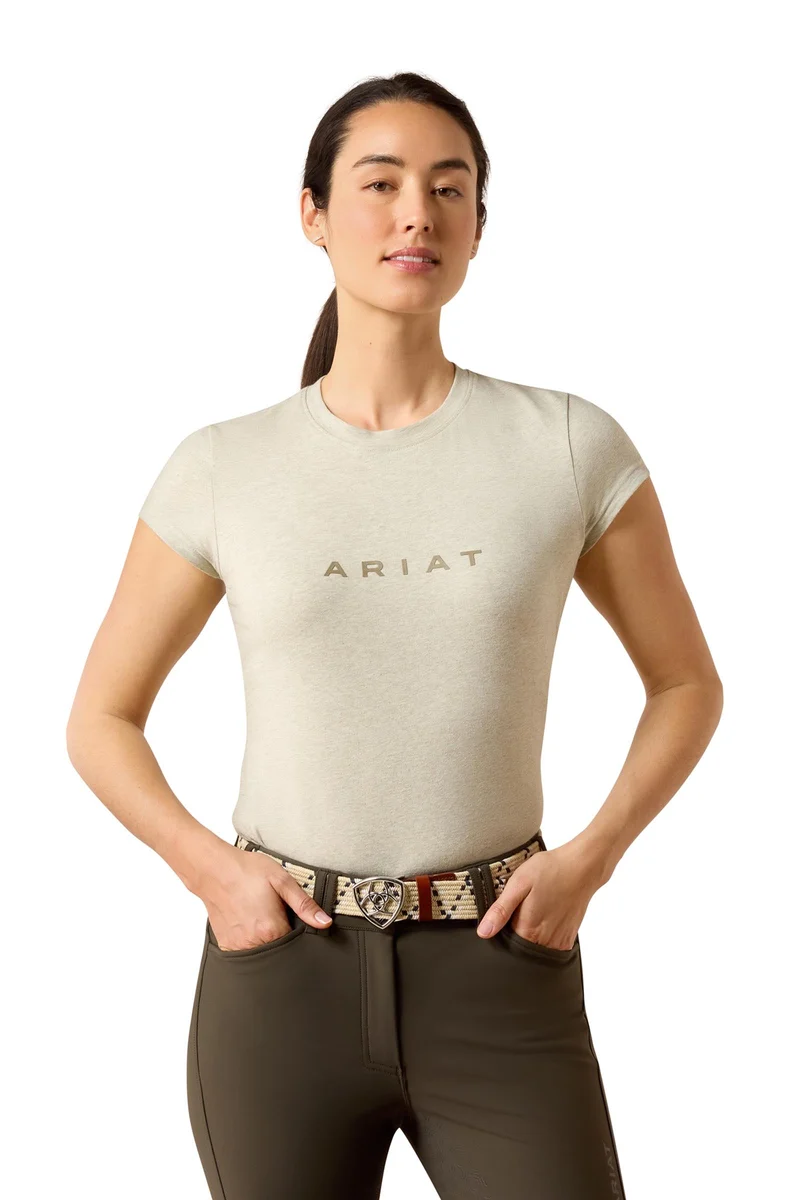 Femme T-shirt The Logo Winter Twig Heather L