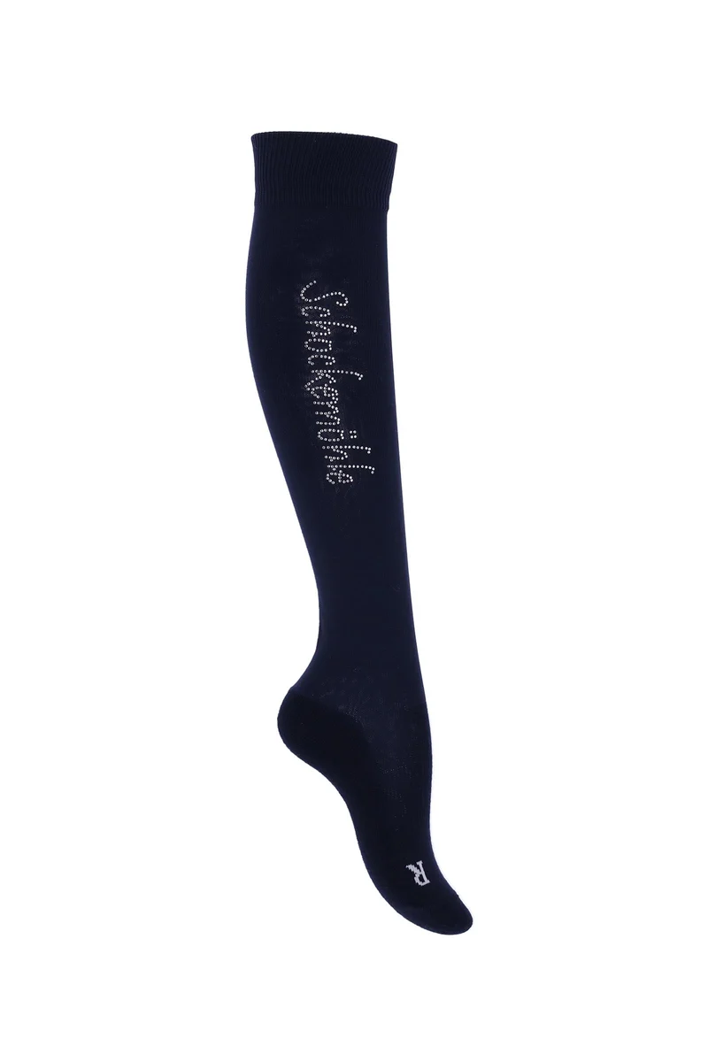 Glamour Style Chaussettes fonctionnelles d’équitation Dark Navy Taille unique