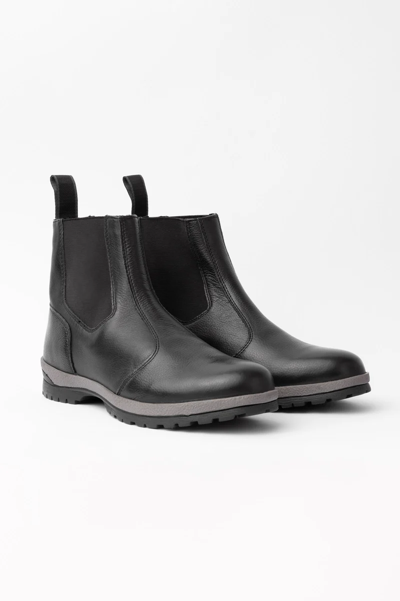 Bottines jodhpurs Cuir véritable Norwich, femme Noir 38