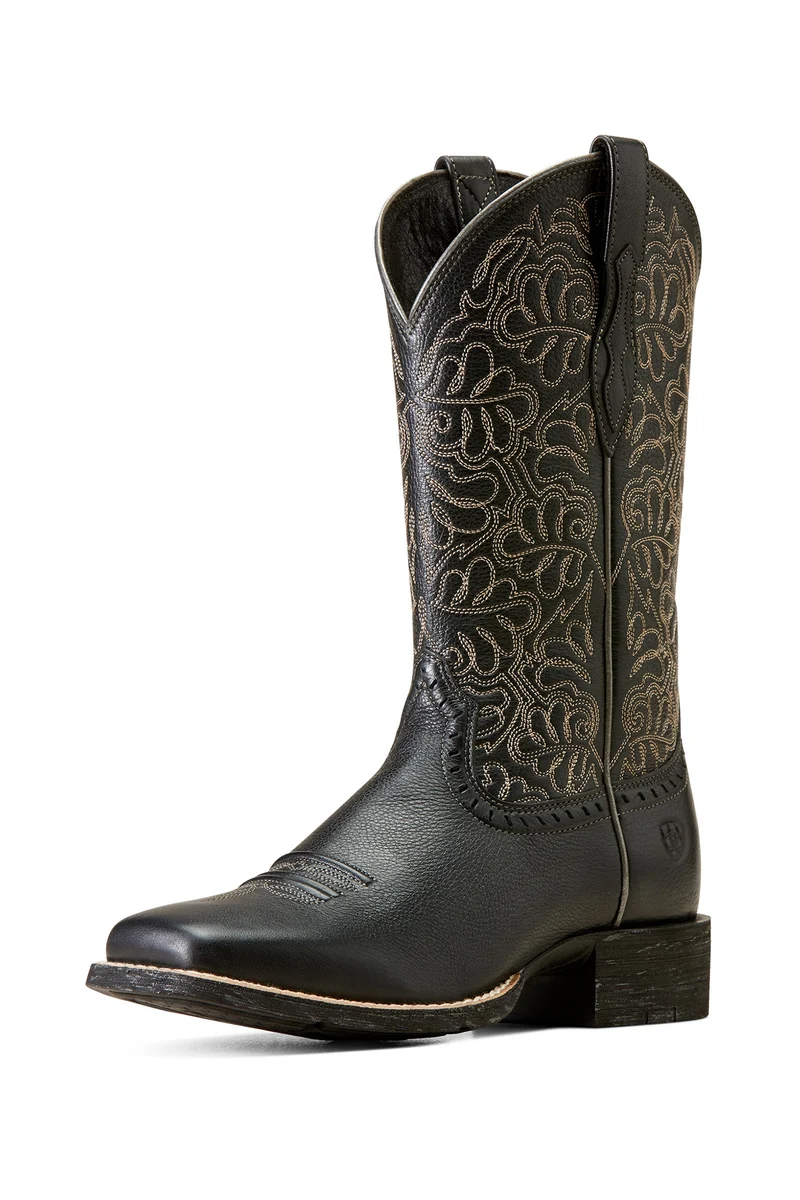 Remuda Round Up bottes western femme Black Deertan 41