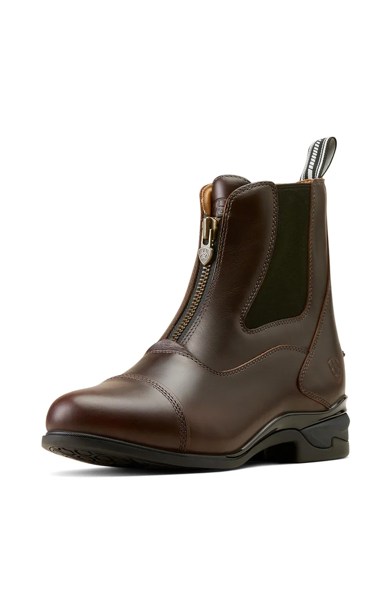 Devon Zip Paddock Bottines paddock femme avec zip Waxed Chocolate 42