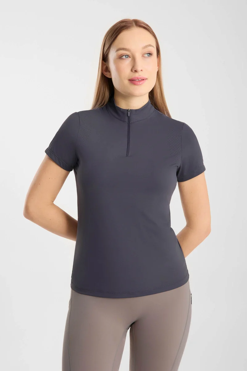 Emmie shirt d’entraînement femme cooling manches courtes Odyssey Navy 34