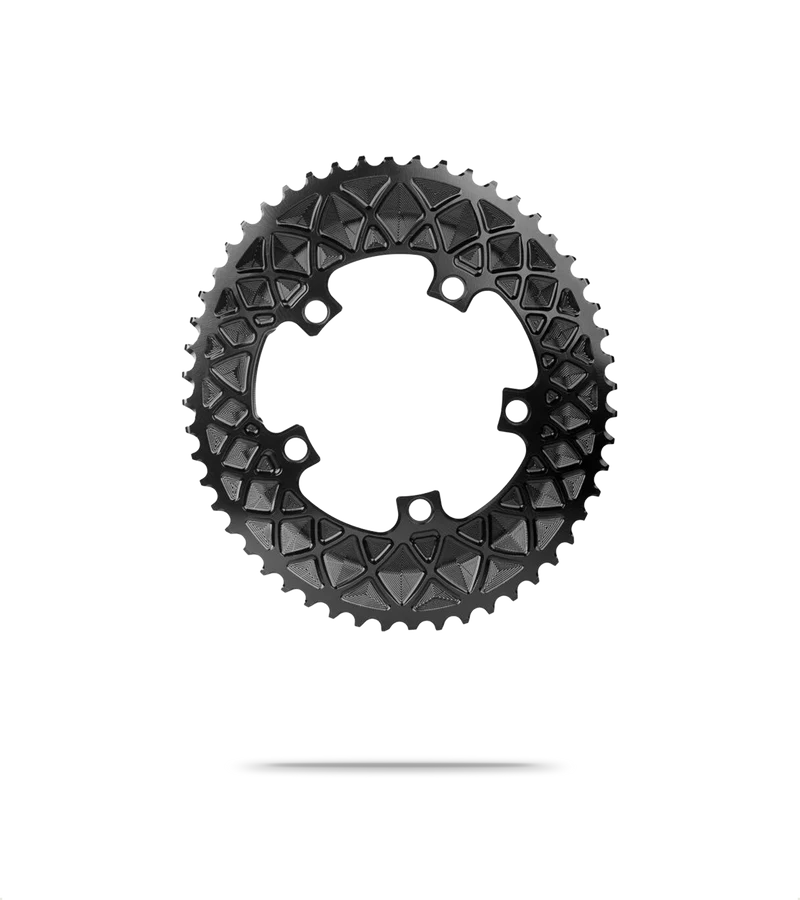 Premium Oval 110BCD 5 Bolt Aero Chainring