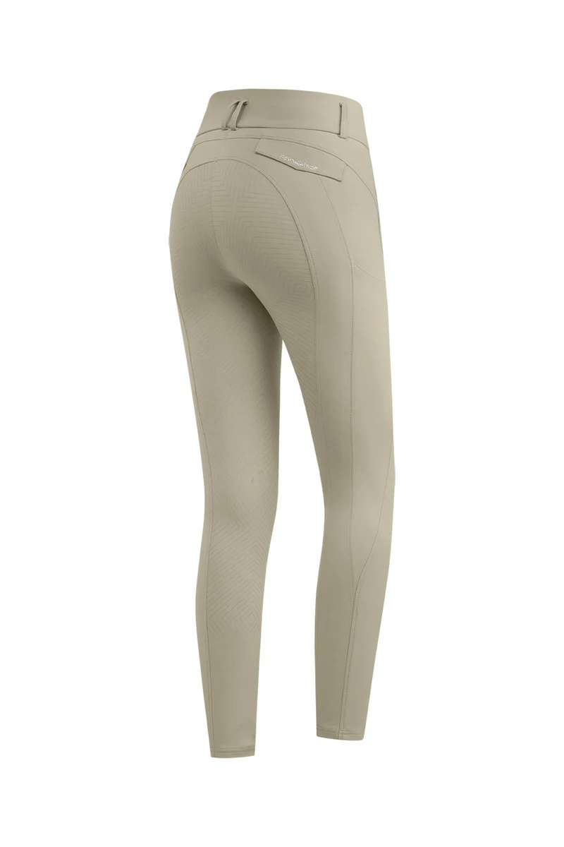 Comfort Ride Glam pantalon d’équitation femme full grip Beige Grey 42
