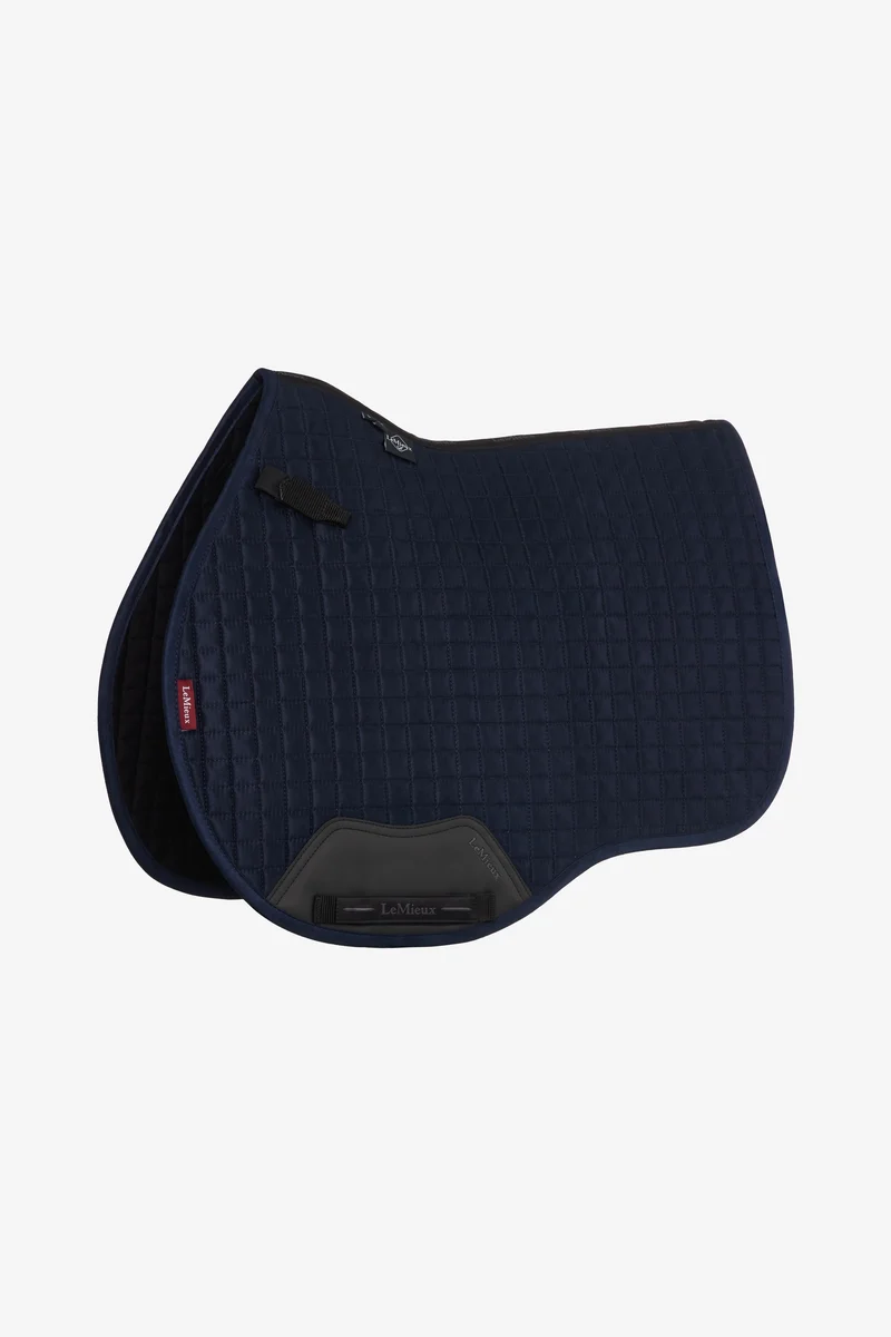 Suede tapis de selle polyvalent Navy P-C