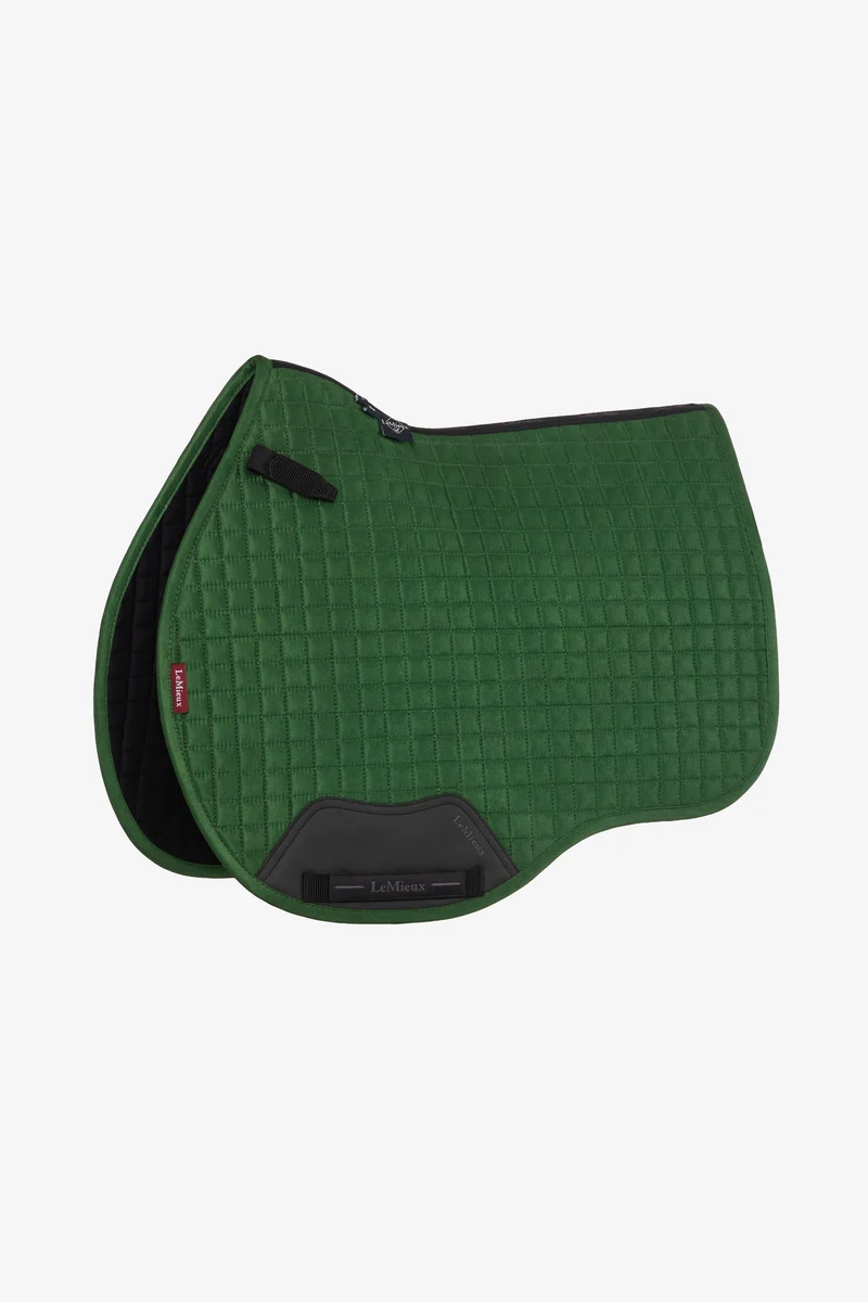 Suede tapis de selle polyvalent Hunter Green F
