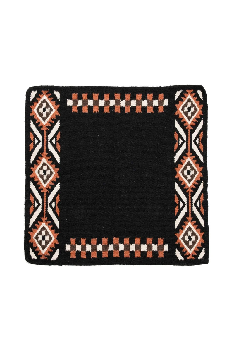 Tapis de selle Dakota Navajo by Franck Perret Black/Brown F