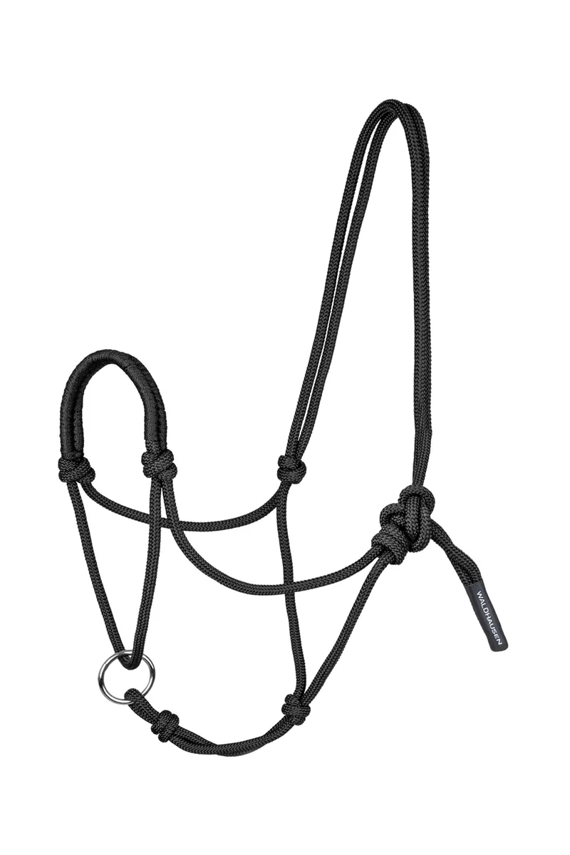 licol éthologique avec anneau mobile Black C