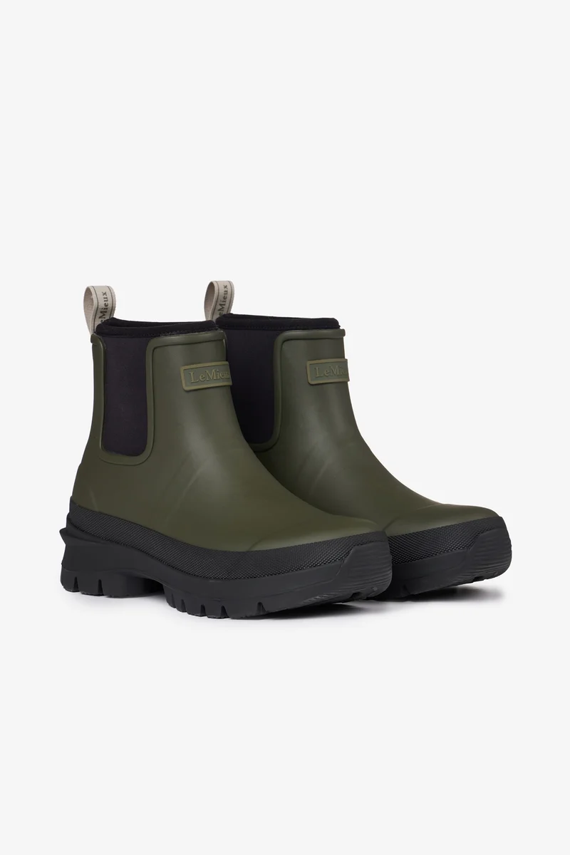 Bramshaw bottes chelsea en caoutchouc Olive 40