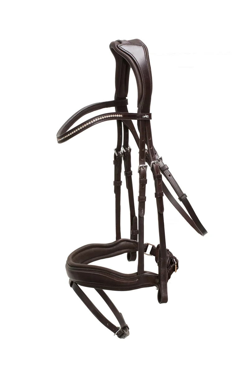 Schöckemohle Sports Stanford bridon anatomique Dark Brown/Silver C