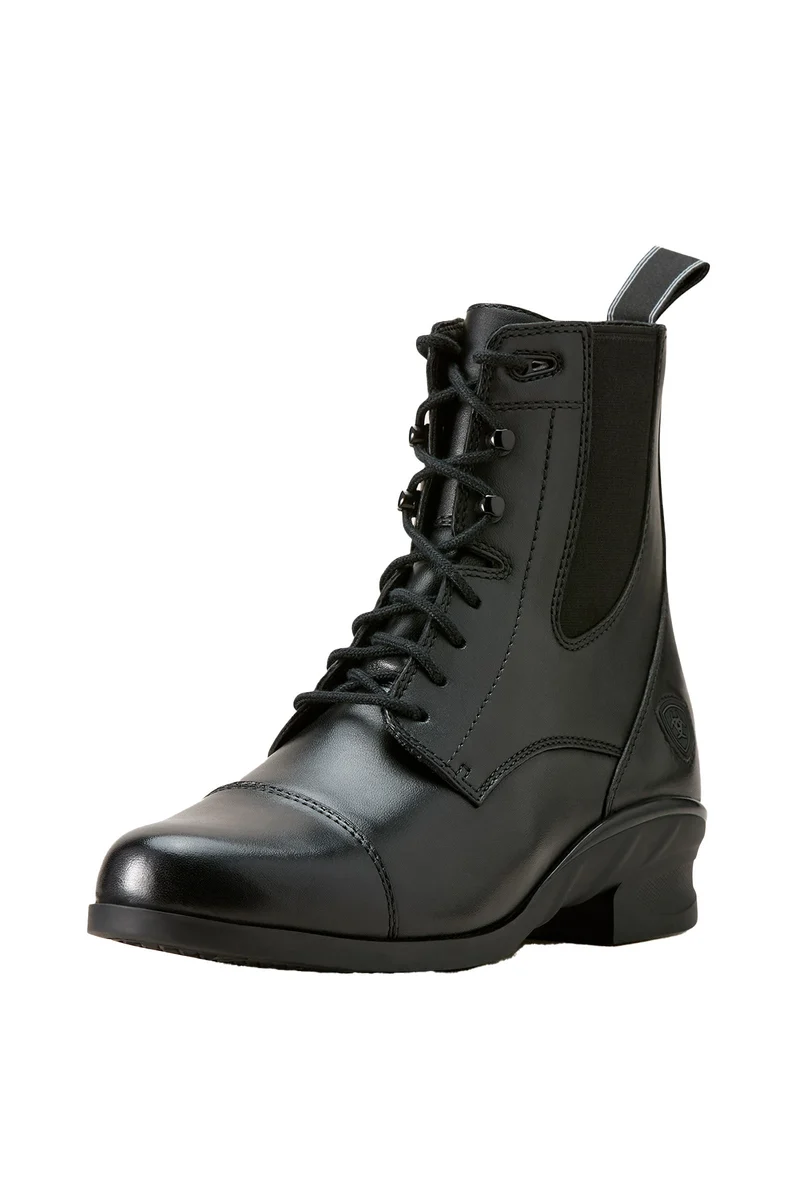 Heritage Bottines d'Écurie à Lacets, Femme Black 39