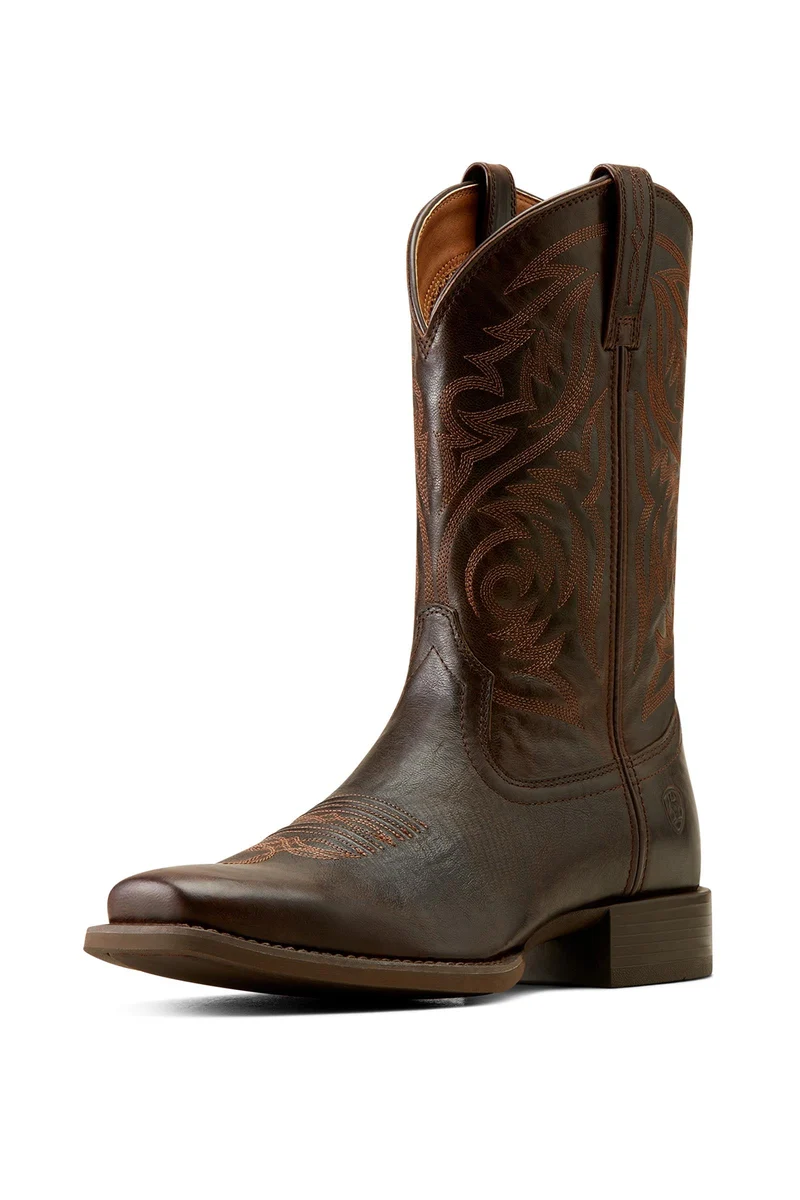 Sport Herdsman Bottes western homme Burnished Chocolate 45