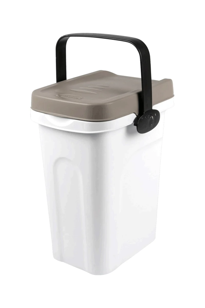 Conteneur à aliments Kerbl, 15 L White|Brown Taille unique