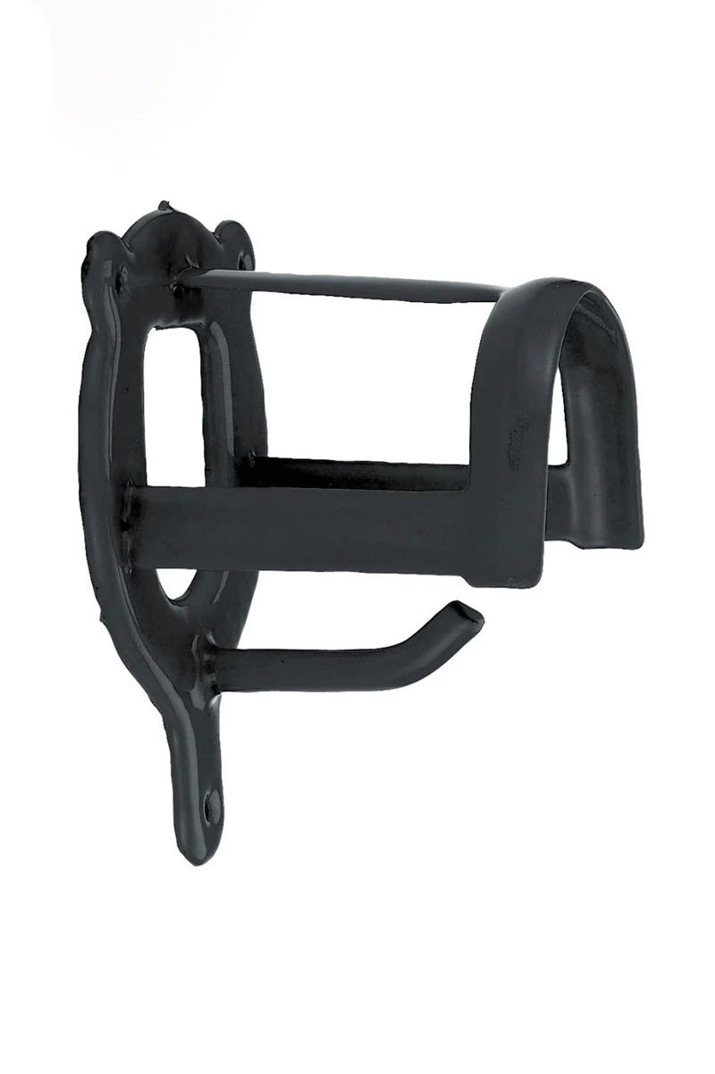 Porte-bridon Kerbl, métal thermolaqué Black Taille unique